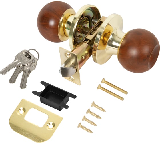 Изображение товара Ручка защелка PUNTO DK672/BL WD-ET (кл./фик.) дерево 49519