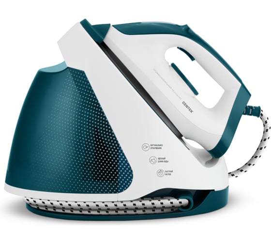 Изображение товара Парогенератор Centek, 2200Вт, 7Бар, 1,2л резервуар, тефлоновое покрытие, самоочистка CT-9302