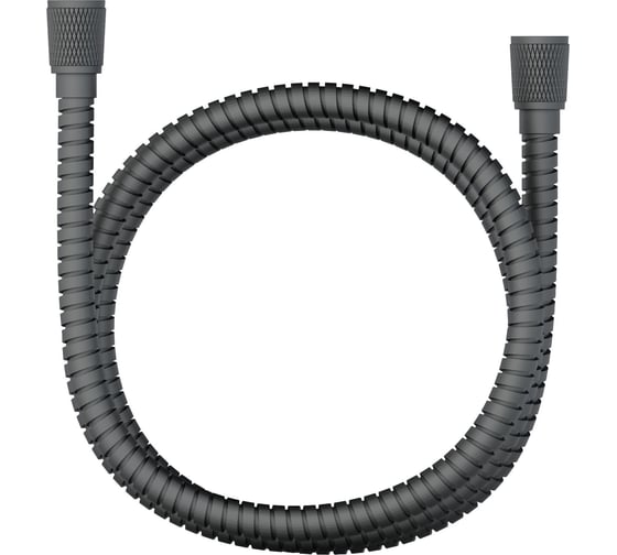 Изображение товара Шланг для душа Wonzon & Woghand в металлической оплётке 1800 мм Темный графит WW-88RG02-1800-BGM