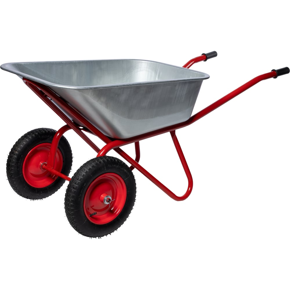 Изображение товара Двухколесная строительная тачка ARMA, прочная сталь, пневмо колеса, груз до 200кг