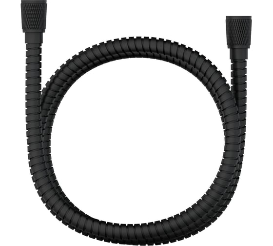 Изображение товара Шланг для душа Wonzon & Woghand в металлической оплётке 800 мм Черный матовый WW-88RG02-800-MB