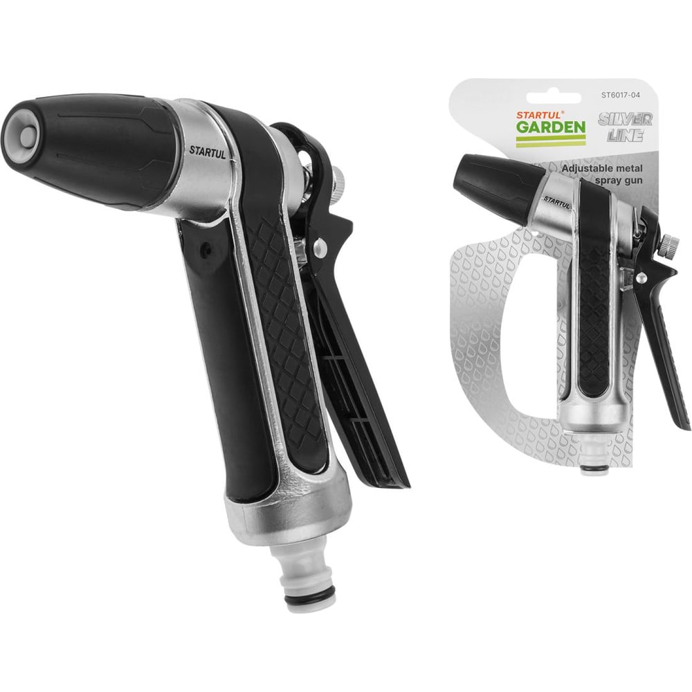 Изображение товара Пистолет-распылитель металлический регулируемый STARTUL GARDEN ST6017-04 для сада и огорода Изображение товара Пистолет-распылитель металлический регулируемый STARTUL GARDEN ST6017-04 для сада и огорода