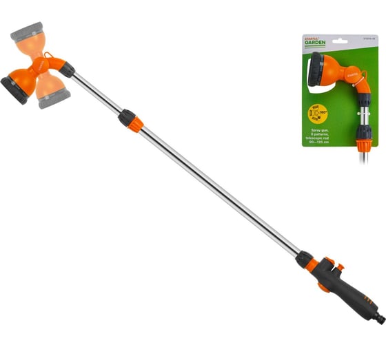 Изображение товара Пистолет-распылитель STARTUL 9-позиционный, на телескопической штанге GARDEN ST6010-39