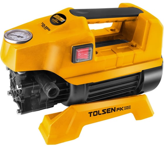 Изображение товара Мойка высокого давления TOLSEN Industrial 1800 Вт, 100 бар, 7 л/мин, самовсасывание, 220 В 79574