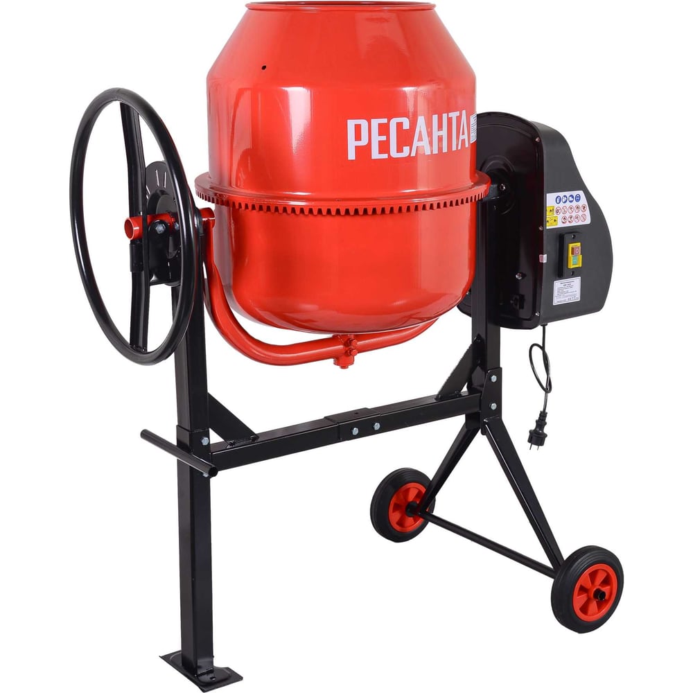 Изображение товара Бетономешалка Ресанта БМ-130Ч 74/1/34 профессиональная строительная техника