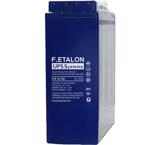 Изображение товара Аккумуляторная батарея Etalon Battery F.ETALON FTE 12-105