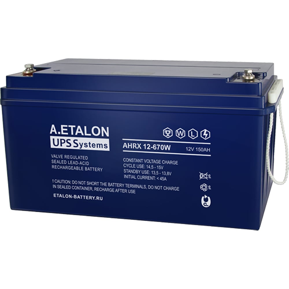 Изображение товара Аккумуляторная батарея Etalon Battery A.ETALON 12В 150Ач AGM