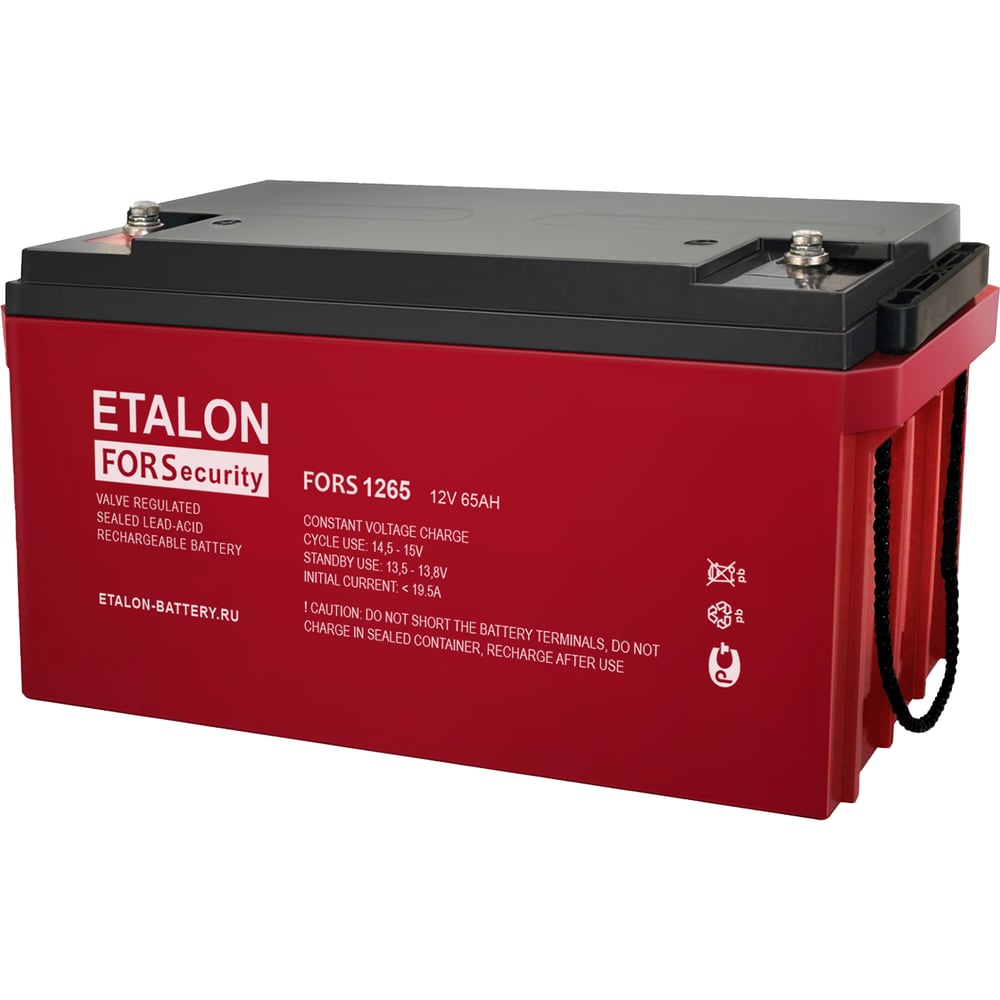 Изображение товара Аккумулятор Etalon Battery премиум fors 1265 12В 65Ач AGM для автомобилей