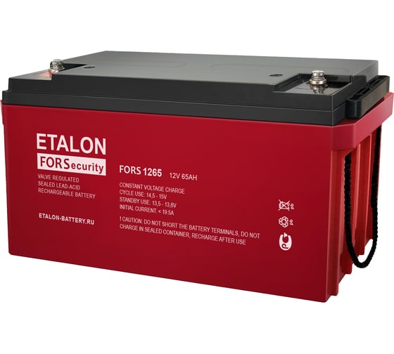 Изображение товара Аккумулятор Etalon Battery премиум etalon (12в / 65 ач) fors 1265
