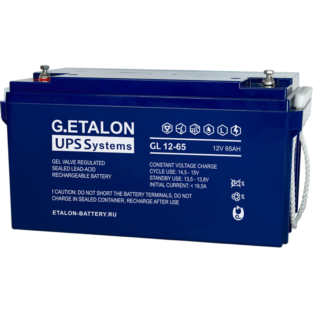 Изображение товара Аккумуляторная батарея Etalon Battery G.ETALON 12В 65 Ач GEL