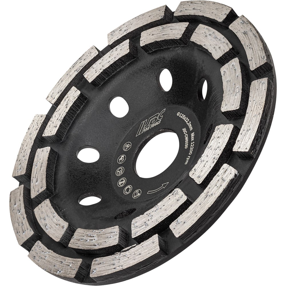 Изображение товара Круг зачистной JBC 125х22.2мм JBC-CW6030(62934) алмазный для грубой обработки