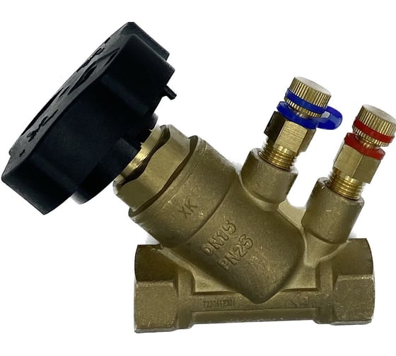 Изображение товара Клапан балансировочный ручной ХК XK ВР DN40 PN25, с изменяемым ниппелем, тип DA SBV40DA