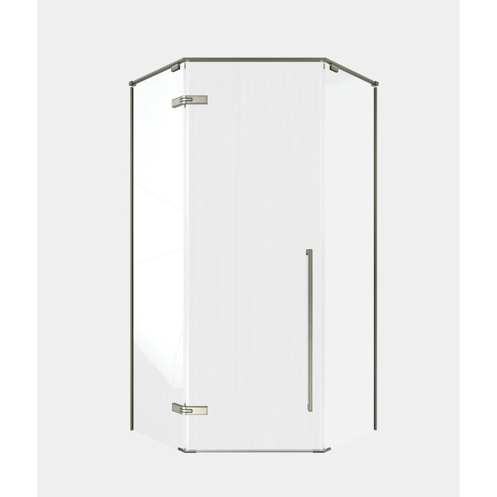 Изображение товара Душевой уголок Timo TTSSP-100/13C-8 1000х1000 мм распашной никель стекло 8 мм
