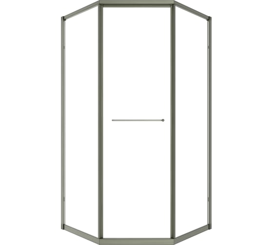 Изображение товара Душевой угол Timo TTSS-100/13C-8L, раздвижной, 1000×1000×2000 мм, профиль никель, стекло прозрачное 8 мм T33L