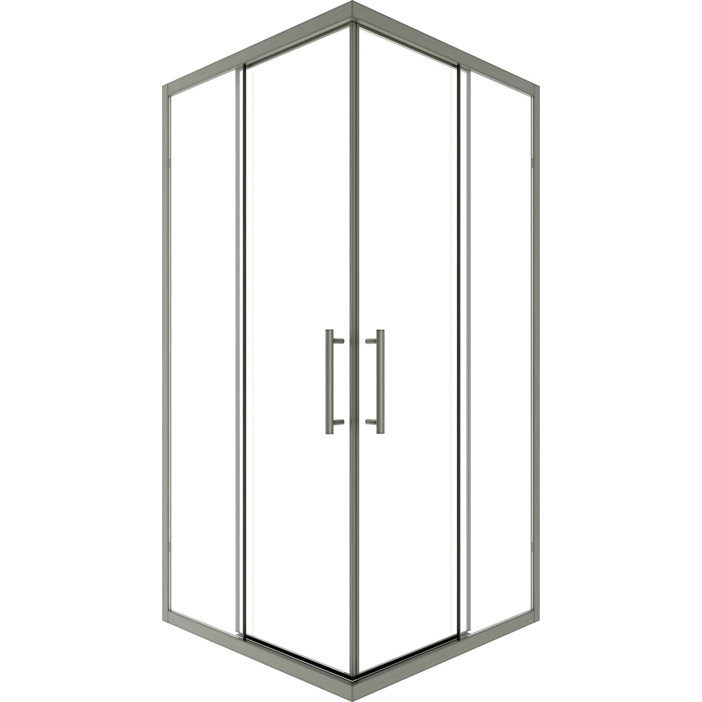 Изображение товара Раздвижной душевой уголок Timo TKSS-90/13C-8 900×900 мм никель стекло 8 мм