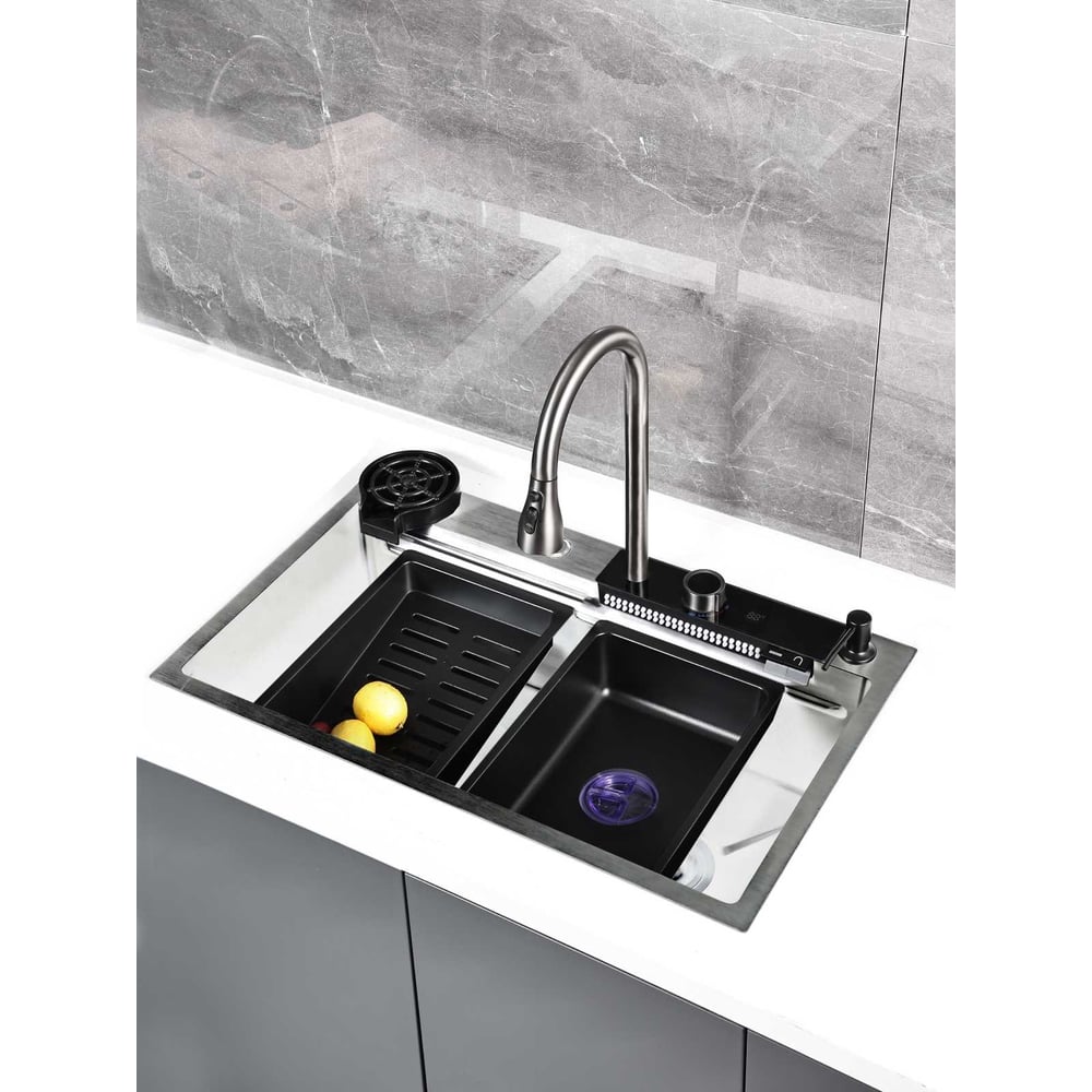 Изображение товара Мойка кухонная мног функции Профсан ПСМ PSM-9943ST нержавеющая сталь брашированная