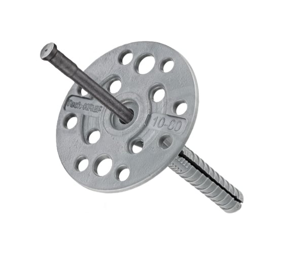 Изображение товара Дюбель для теплоизоляции ЦММ с пластиковым гвоздем IZO 10х120, (уп.50шт) 0Т-00019241