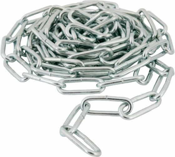 Изображение товара Цепь сварная STARFIX длиннозвенная М2 нерж.сталь (А2), DIN 763 (бухта 50м) SMP-34659-50