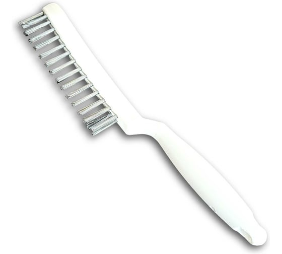 Изображение товара Щетка ручная Lessmann с пластиковой ручкой, стальная 0,35 мм 185121