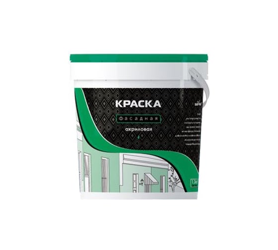 Изображение товара Фасадная краска АЛЬБАТРОС V- 115А 1,3 кг 009103