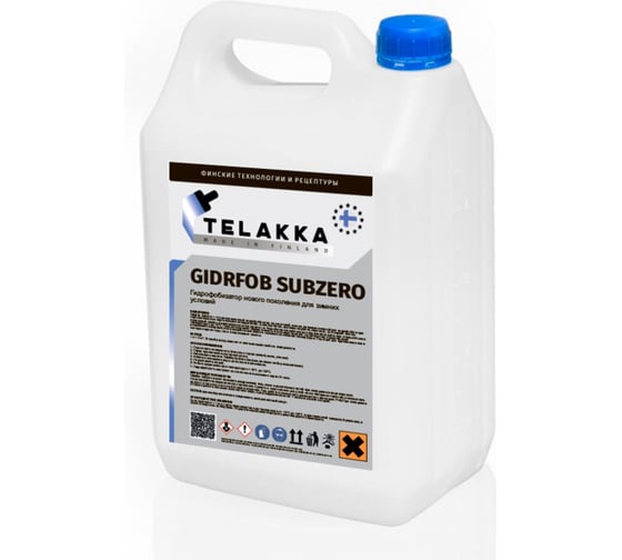 Изображение товара Гидрофобизатор при отрицательных температурах Telakka GIDROFOB SUBZERO 5л 4673763647896