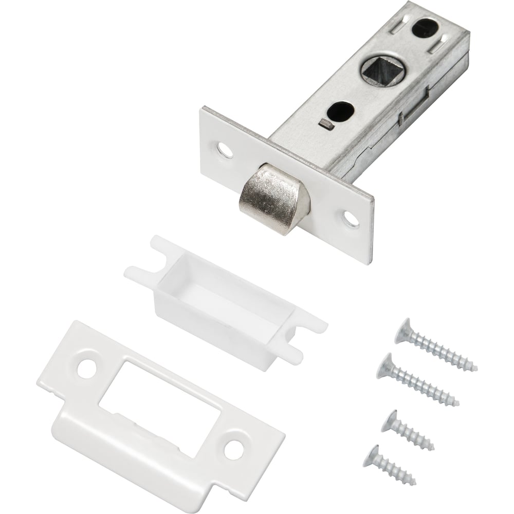 Изображение товара Защелка врезная Ajax METLM45-8 WH белая для межкомнатных дверей