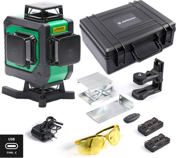 Изображение товара Лазерный уровень INSTRUMAX GL 4-360 Master SET (2АКБ) IM0175_К2