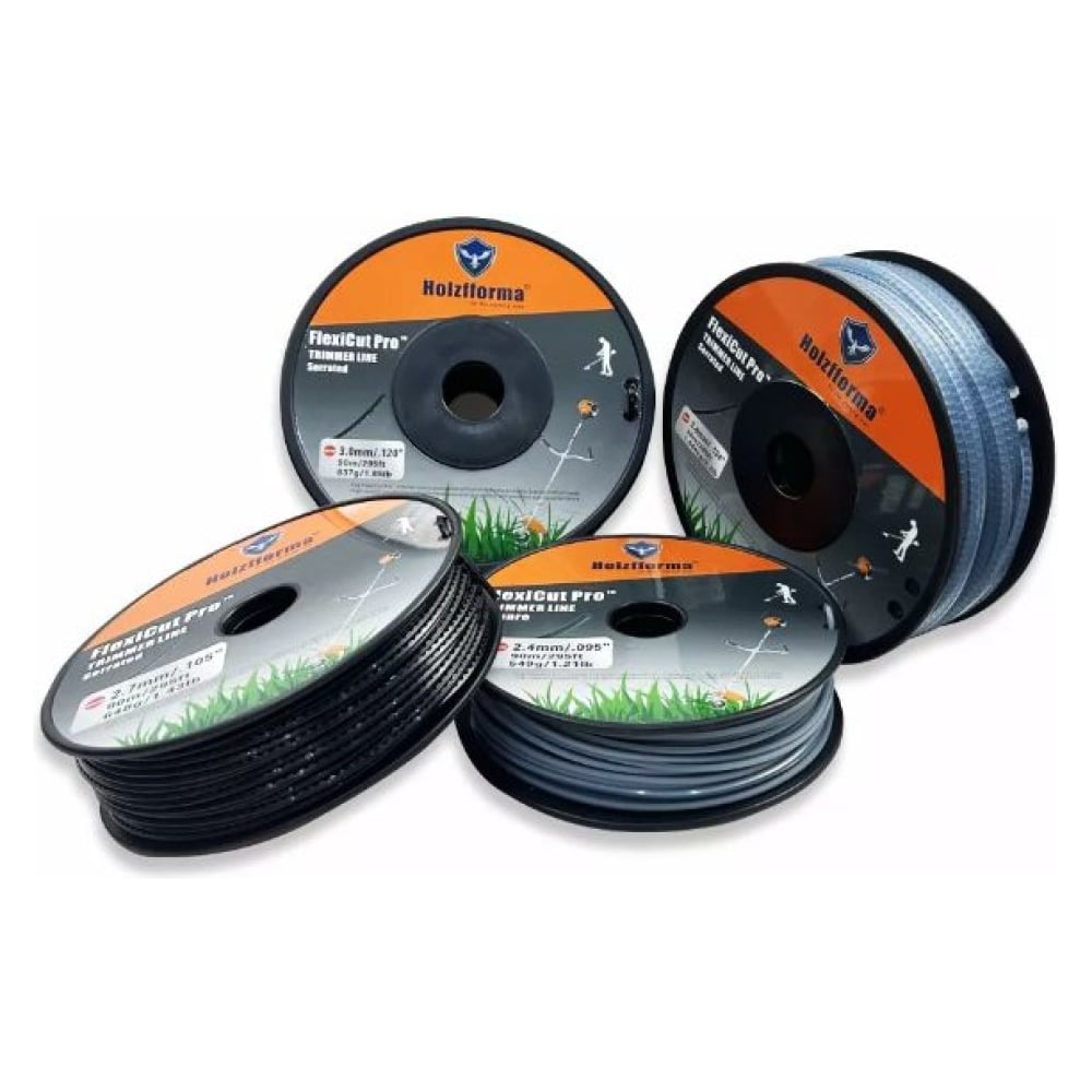 Леска Holzfforma для триммера зазубрины FlexiCut Pro 2.7мм/300м SR027300PRO