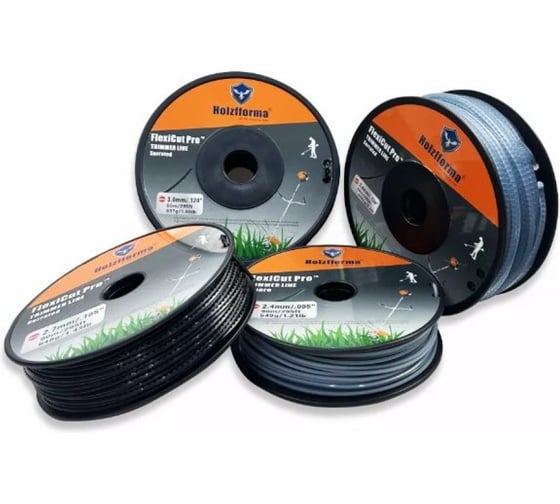 Изображение товара Леска Holzfforma для триммера зазубрины FlexiCut Pro 3.0мм/300м SR030300PRO