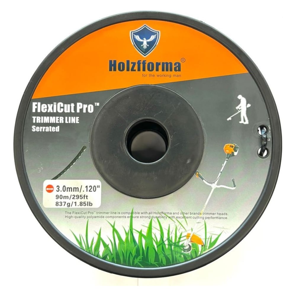 Леска Holzfforma для триммера зазубрины FlexiCut Pro 3.0мм/90м SR003090PRO
