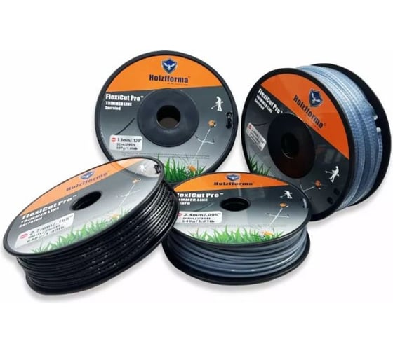 Изображение товара Леска Holzfforma для триммера зазубрины FlexiCut Pro 2.7мм/1000м SR271000PRO