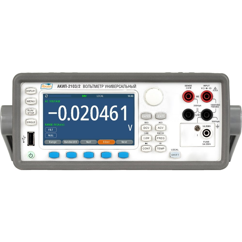 Изображение товара Универсальный цифровой вольтметр АКИП-2103/2 для точных измерений напряжения
