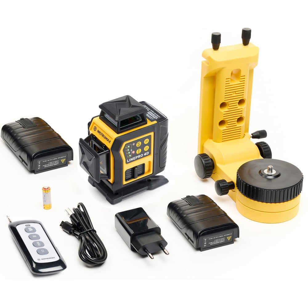 Изображение товара Профессиональный лазерный уровень INSTRUMAX LINEPRO 4D Professional SET (2АКБ) IM0176_К2