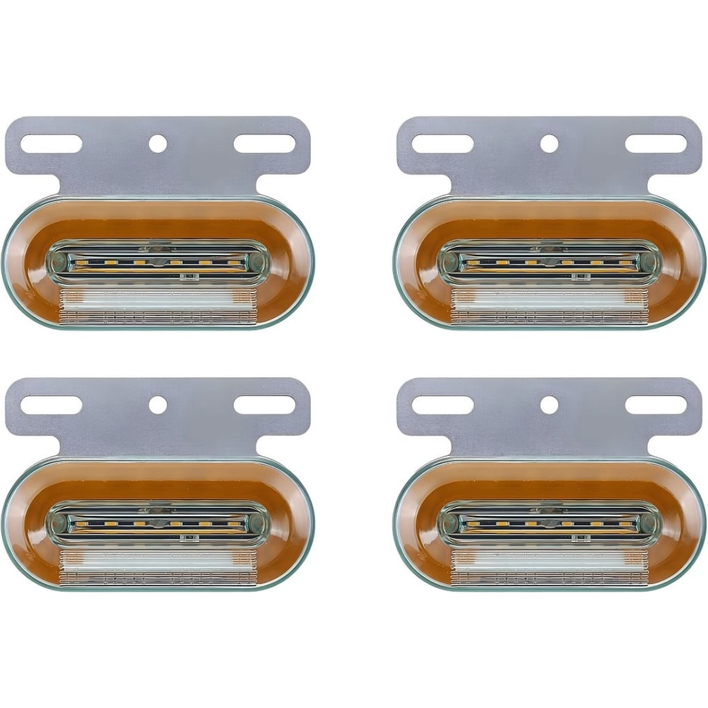 Изображение товара Габаритный светодиодный огонь AIRLINE 12/24В, оранжевый, комплект 4 шт
