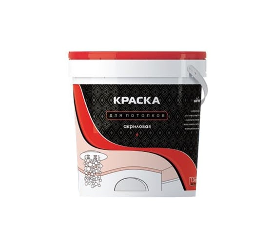 Изображение товара Краска АЛЬБАТРОС V- 06А С\Б для потолков 7 кг 005046