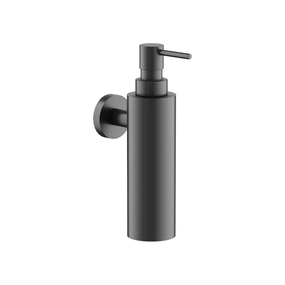 Изображение товара Дозатор Sancos Base из вороненой стали арт SC9027GG наливной механический настенный