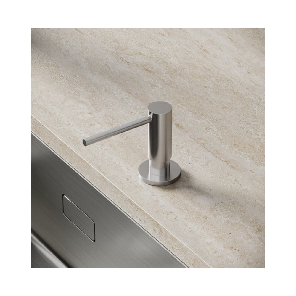 Изображение товара Дозатор для кухонной мойки Sancos объем 500 мл цвет никель брашированный