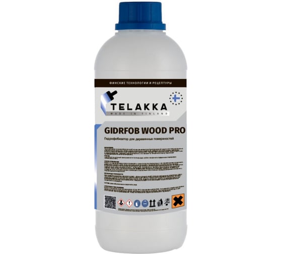 Изображение товара Гидрофобизатор для дерева Telakka GIDROFOB WOOD PRO 1л 4673763647971