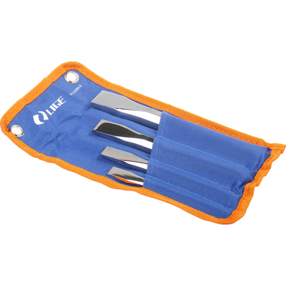 Изображение товара Набор зубил LIGE 4 предм, 12x130-26x200 мм, профессиональный инструмент