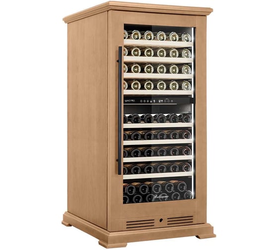 Изображение товара Винный шкаф MEYVEL MV99PRO-KBT2 (Натуральный бук) 980231