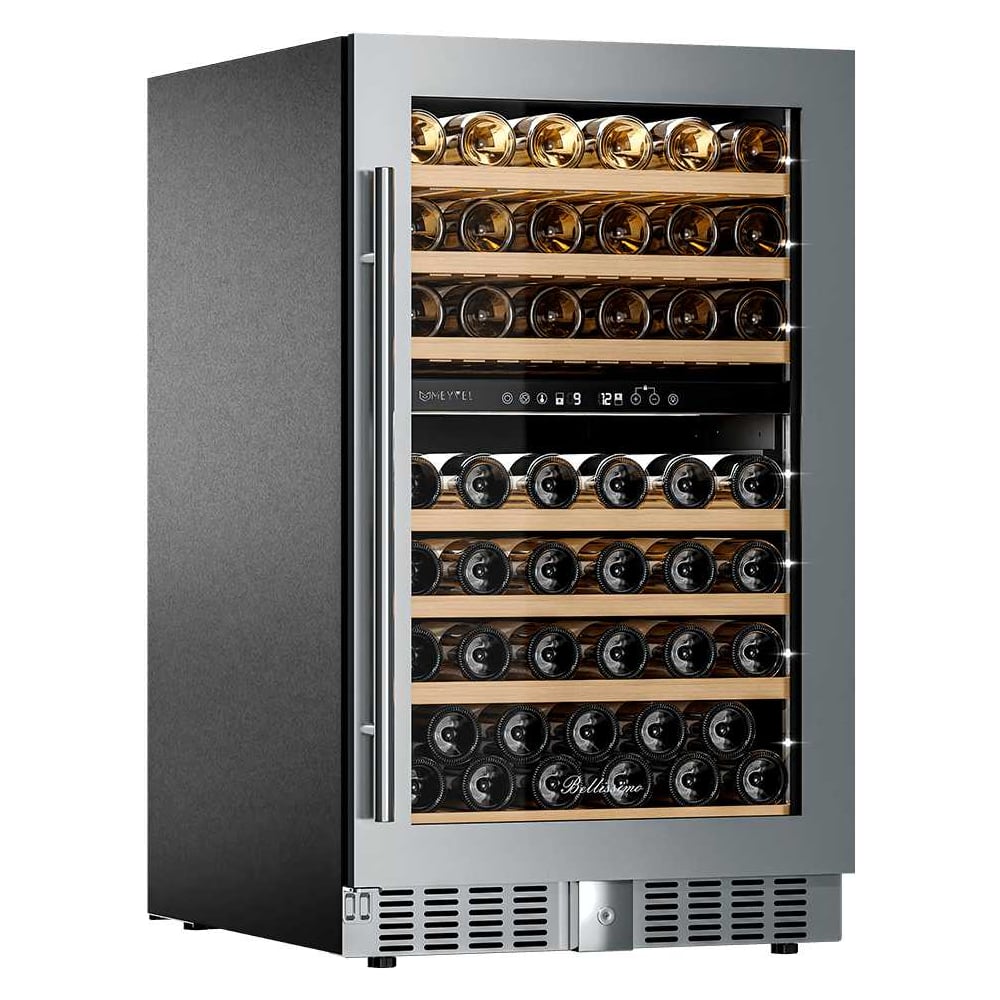 Изображение товара MEYVEL MV77PRO-KST2 винный шкаф 2 зоны 77 бутылок