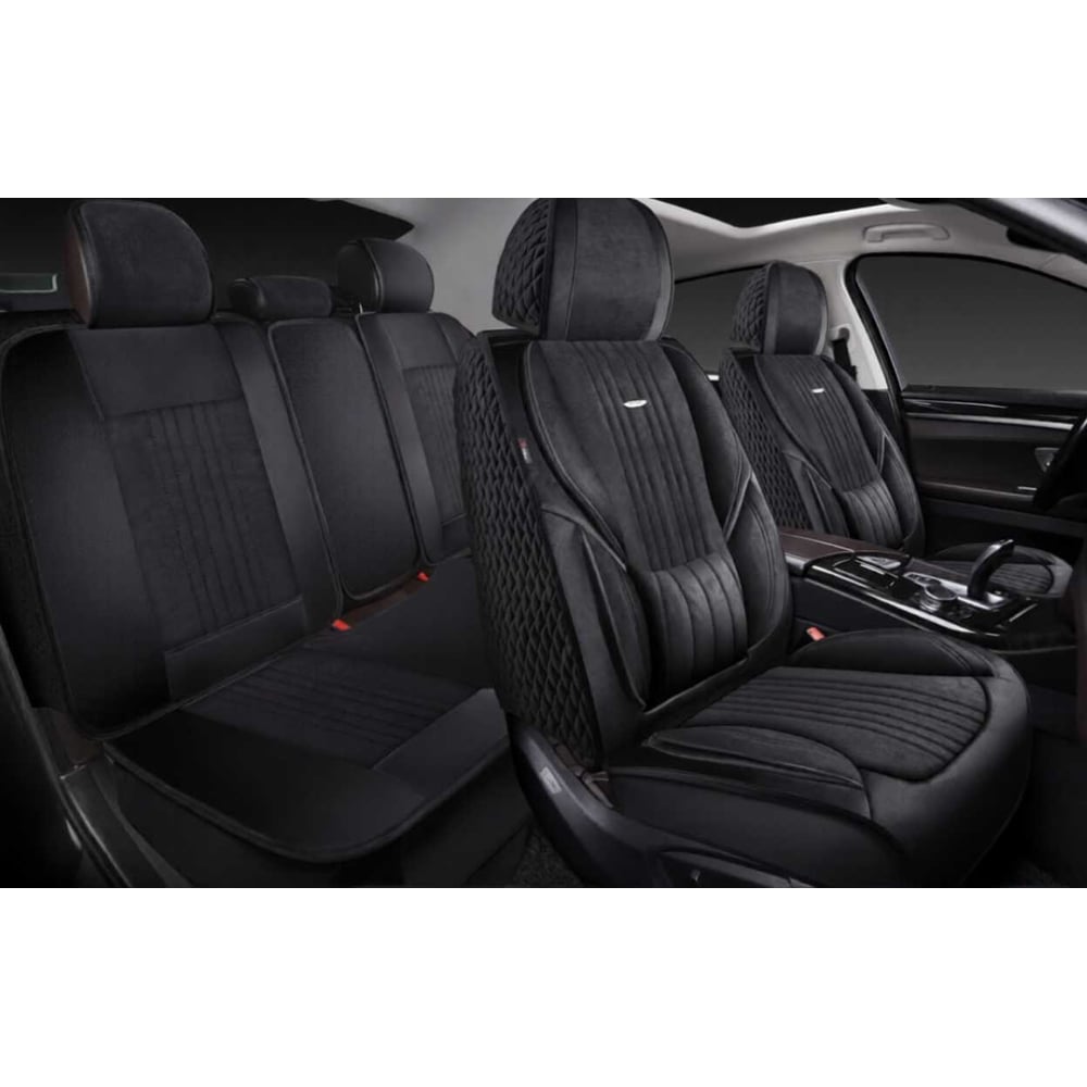 Изображение товара Накидки 5D PSV Integra Alcantara Черный с Отстрочкой комплект для всего салона