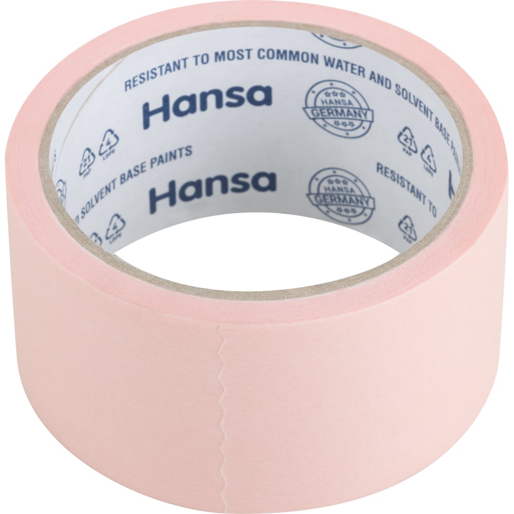 Изображение товара Малярная лента из японской бумаги HANSA Washi 48 мм 25 м для деликатных поверхностей