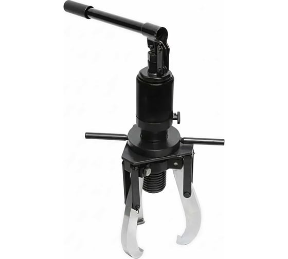 Изображение товара Съемник гидравлический трехзахватный Rockforce 20т(max захват 100-400мм, глубина захвата-205мм, ход штока70-мм, Øштока-12мм, Øцилиндра-78мм) RF-L20S(56547)