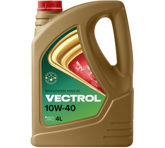 Изображение товара Полусинтетическое моторное масло VECTROL 10w40 SG/CD 4 л ve3003