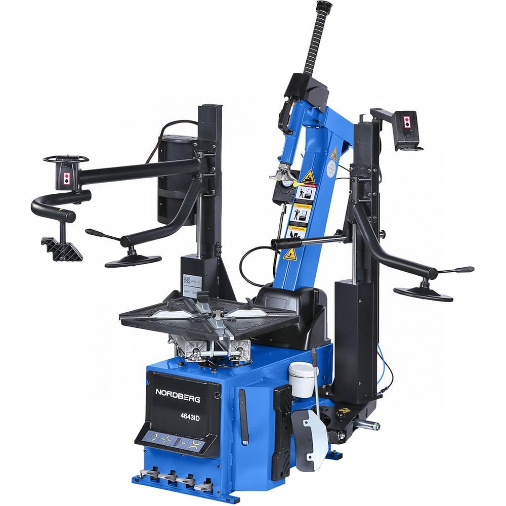 Изображение товара Станок шиномонтажный NORDBERG автомат, инверторный, стол с накладками, 220 В, синий 4643ID (B)
