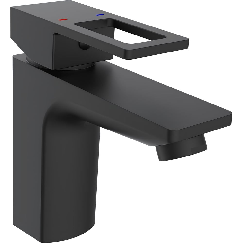 Изображение товара Современный черный однорычажный смеситель для умывальника ECONOCE D35-A серия 810