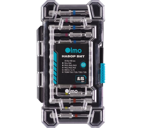Изображение товара Набор бит OLMO 346794 CRV (15 шт) ЭК000146794