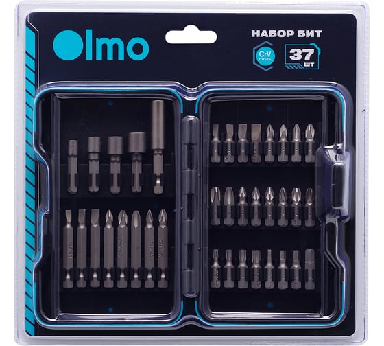Изображение товара Набор бит OLMO 346791 пескоструйная обработка CRV (37 шт) ЭК000146791