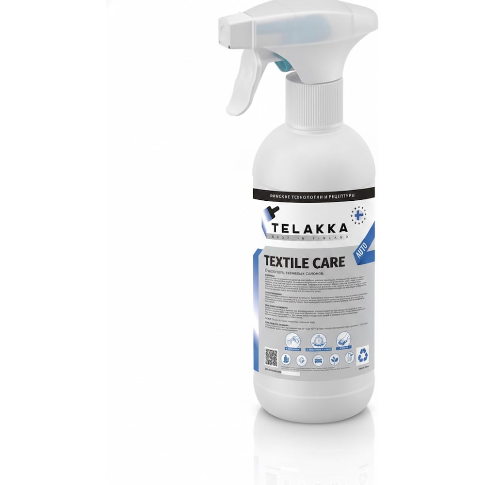 Изображение товара Очиститель кожи TELAKKA TEXTILE CARE AUTO 500 мл для ухода за кожаными поверхностями